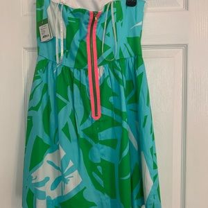 NWT Lilly Pulitzer short, strapless dress